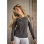 T-Shirt Manches Longues PÉNÉLOPE "Lovely" Anthracite
