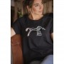 T-Shirt PÉNÉLOPE "Funky" Noir
