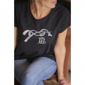 T-Shirt PÉNÉLOPE "Funky" Noir