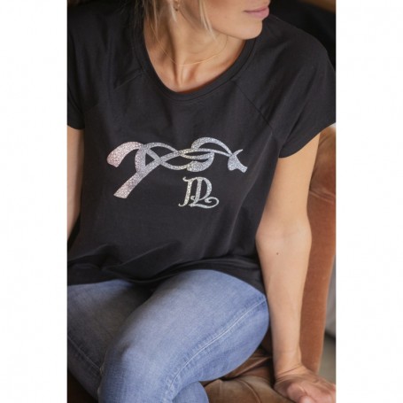 T-Shirt PÉNÉLOPE "Funky" Noir