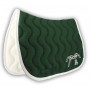 Tapis de selle "Classique" PENELOPE Vert Forêt/ Blanc