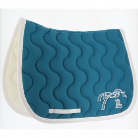Tapis de selle "Classique" PENELOPE Bleu Canard