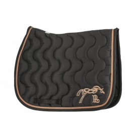 Tapis de selle "Classique" PENELOPE Noir/ Caramel