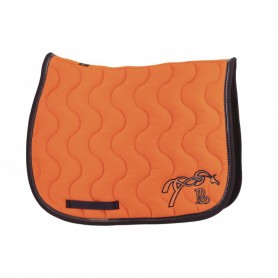Tapis de selle "Classique" PENELOPE Orange/ Marine