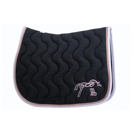 Tapis de selle "Classique" PENELOPE Marine/ Rose