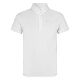 Polo de concours KINGSLAND "HAYES" Blanc Homme