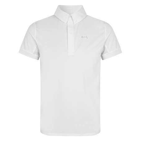 Polo de concours KINGSLAND "HAYES" Blanc Homme