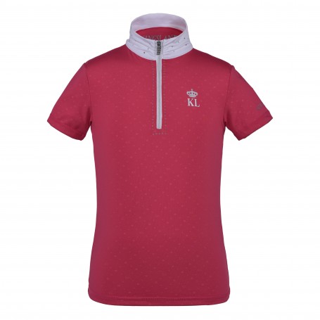 Polo de concours KINGSLAND "Pinosa" Rose Enfant