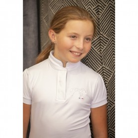 Polo de concours Eden By PL "Madrid" Blanc