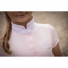 Polo de concours Eden By PL "Madrid" Rose Fille