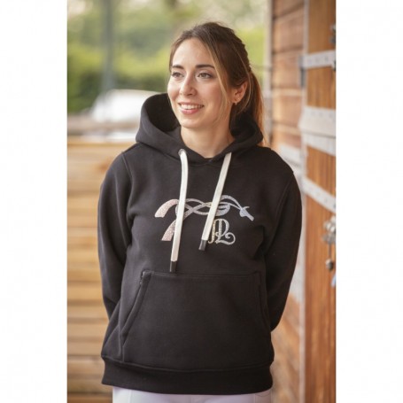 Sweat-Shirt Pénélope "Funny" Femme Noir