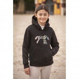 Sweat-Shirt Eden By PL "Funny" Noir enfant