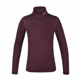 T-Shirt Manches Longues Kingsland "IARA" Bordeaux Enfant