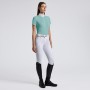 Chemise de concours CAVALLERIA TOSCANA "Heat Sealed Perforated" Mint Green