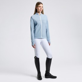 Veste Légère "Crew Neck Teck" Cavalleria Toscana Sky Blu