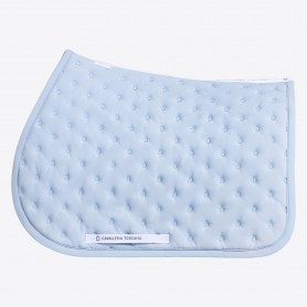 Tapis de Selle CAVALLERIA TOSCANA "Embroidery" Sky Blu