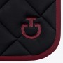 Tapis CAVALLERIA TOSCANA "Diamond Jersey" Noir/ Bordeaux