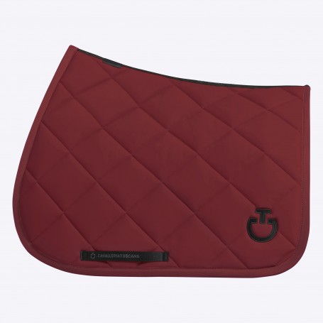 Tapis CAVALLERIA TOSCANA "Diamond Jersey" Bordeaux