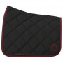 Tapis CAVALLERIA TOSCANA Dressage "Diamond Jersey" Noir/ Bordeaux