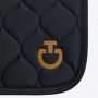 Tapis Cavalleria Toscana "New Circular" Noir Logo Cuivre