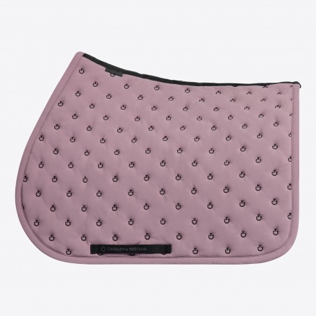 Tapis de Selle CAVALLERIA TOSCANA "Embrodery" Lilas