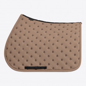 Tapis de Selle CAVALLERIA TOSCANA "Embrodery" Noisette