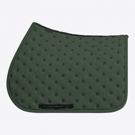 Tapis de Selle CAVALLERIA TOSCANA "Embrodery" Jungle Green