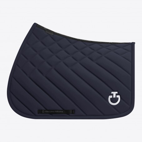 Tapis CAVALLERIA TOSCANA "Diamond and Lines" Marine
