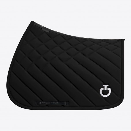 Tapis CAVALLERIA TOSCANA "Diamond and Lines" Noir
