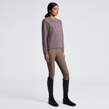 Sweat polaire Cavalleria Toscana femme Lilas