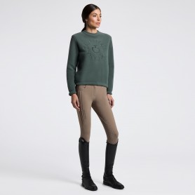 Sweat Polaire Cavalleria Toscana femme Jungle Green