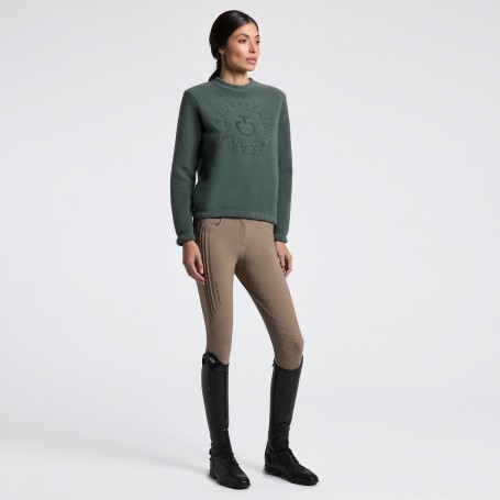 Sweat Polaire Cavalleria Toscana femme Jungle Green