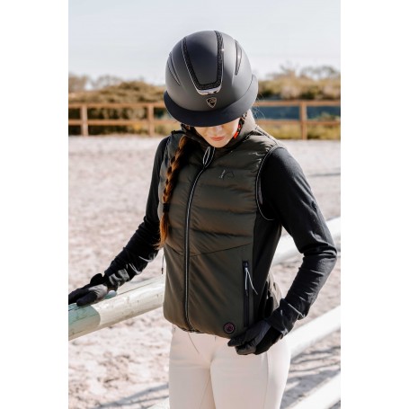 Gilet ss manche chauffant "SACHA" Kaki