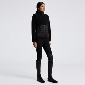 Veste teddy et nylon CAVALLERIA TOSCANA Femme Noire
