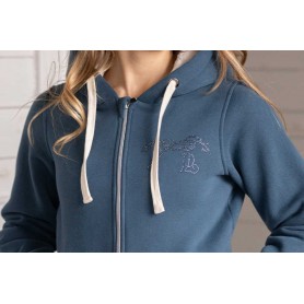 Sweat-Shirt Pénélope "Tressy" Bleu denim