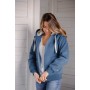 Sweat-Shirt Pénélope "Tressy" Bleu denim