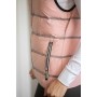 Doudoune sans manches PENELOPE "ANOUCK" Rose poudre