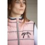 Doudoune sans manches PENELOPE "ANOUCK" Rose poudre
