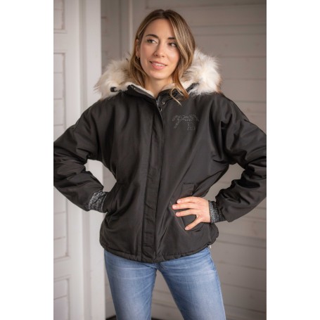 Blouson femme PENELOPE "AIKO" Noir