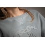 Sweat PENELOPE "BIANCA" Vert sauge