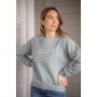 Sweat PENELOPE "BIANCA" Vert sauge