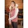 Doudoune sans manche femme PENELOPE "NEWROGE" Vieux rose