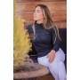 Polo manches longues PENELOPE "MADDIE" femme Anthracite