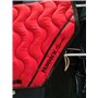 Tapis coupe sports Paddock Rouge vernis noir