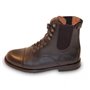 Bottines à lacets brun