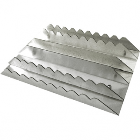 Etrille aluminium plate rectangulaire