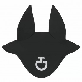 Bonnet en jersey CAVALLERIA TOSCANA noir logo blanc