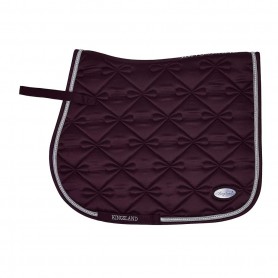 Tapis de selle Kingsland "JERRI" Bordeaux