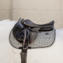 Tapis de selle "PIED DE POULE" KENTUCKY Choco