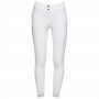 Pantalon taille haute "Couture" Cavalleria Toscana blanc
